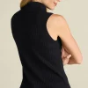 Soft Essential Ribbed Turtleneck Tank<Soft Surroundings Online