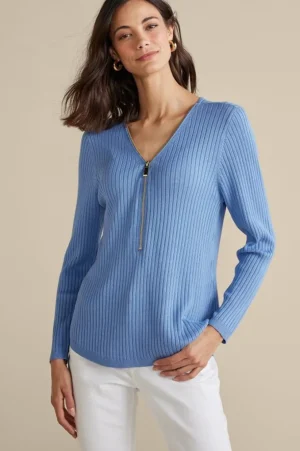 Soft Essential Ribbed Valentina Sweater<Soft Surroundings Best