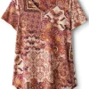 Soft Essential Supima Isabel Short Sleeve Tunic<Soft Surroundings Best