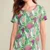 Soft Essential Supima Isabel Short Sleeve Tunic<Soft Surroundings Best