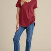 Soft Essential Supima Isabel Short Sleeve Tunic<Soft Surroundings Best