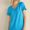 Soft Essential Supima Isabel Short Sleeve Tunic<Soft Surroundings Best