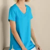 Soft Essential Supima Isabel Short Sleeve Tunic<Soft Surroundings Best