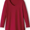 Soft Essential Supima Isabel Long Sleeve Tunic<Soft Surroundings Outlet