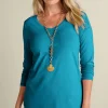 Soft Essential Supima Isabel Long Sleeve Tunic<Soft Surroundings Outlet