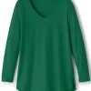 Soft Essential Supima Isabel Long Sleeve Tunic<Soft Surroundings Outlet