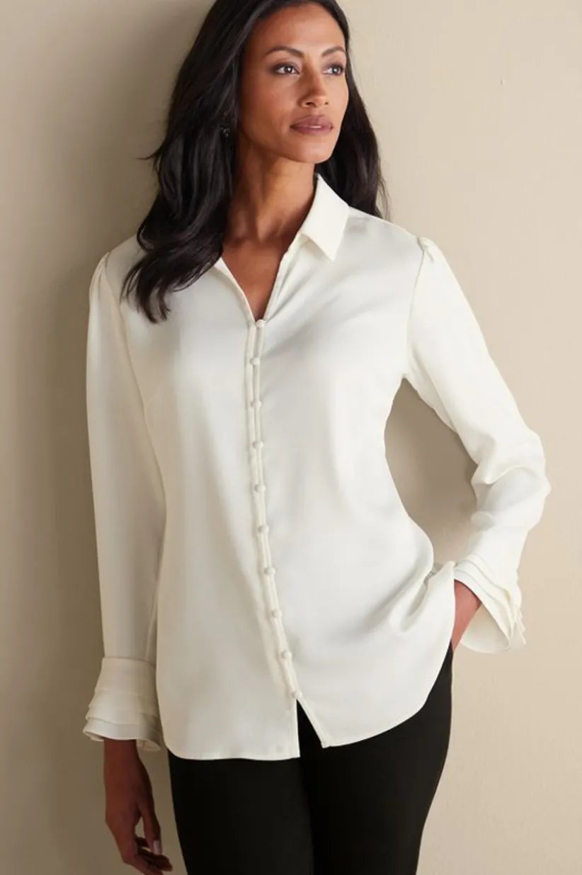 Sonnet Blouse<Soft Surroundings Fashion