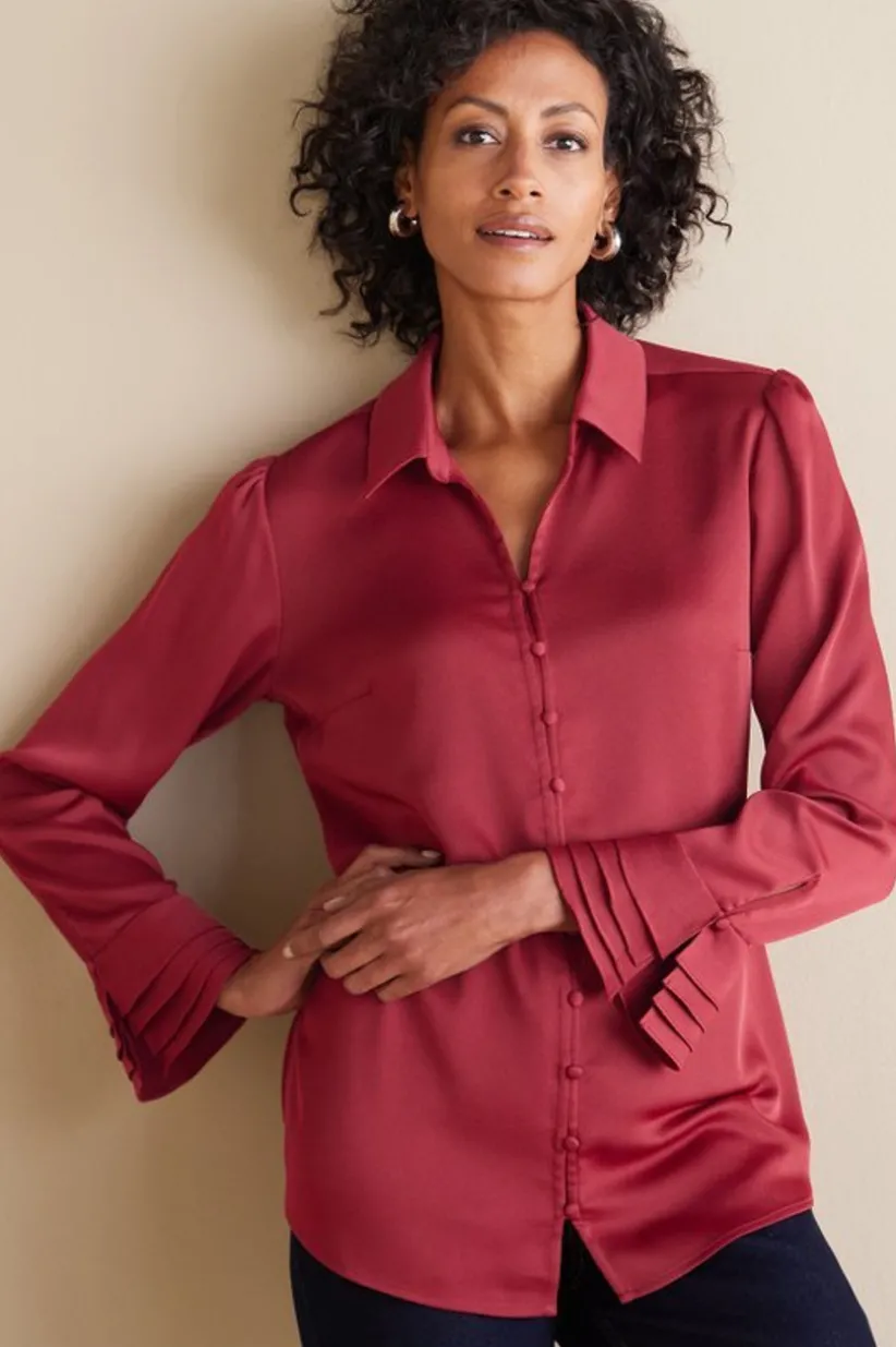 Sonnet Blouse<Soft Surroundings Fashion