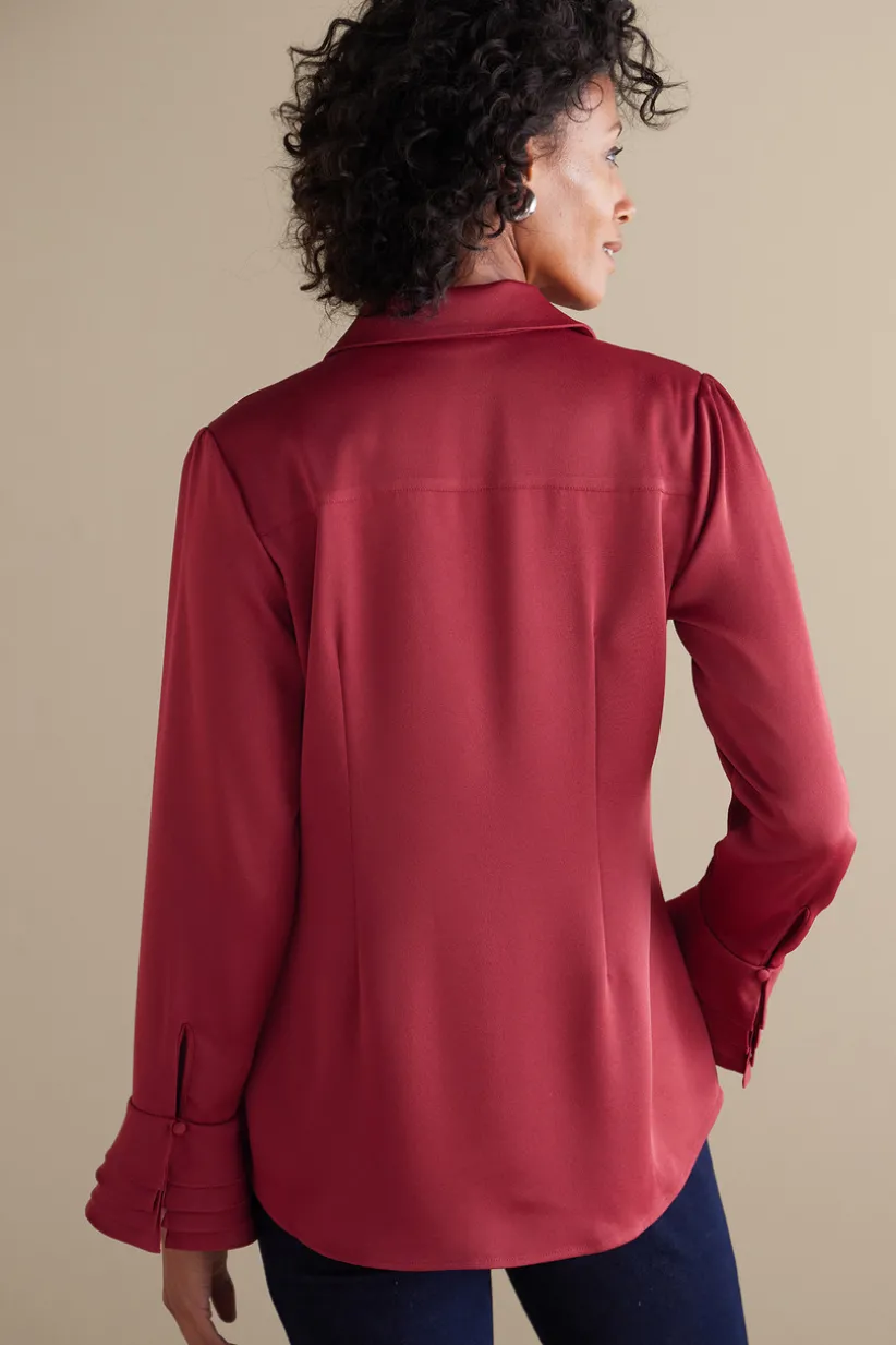 Sonnet Blouse<Soft Surroundings Fashion