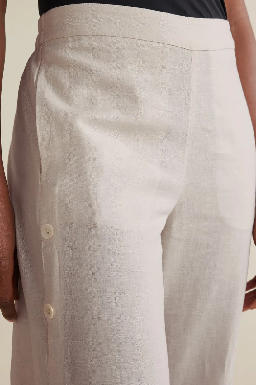 Sonoma Linen Blend Wide Leg Pants<Soft Surroundings Fashion