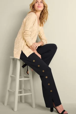 Sorrento French Terry Wide Leg Pants<Soft Surroundings Online