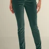 Sutton Velveteen Pull-On Slim Leg Pants<Soft Surroundings Sale