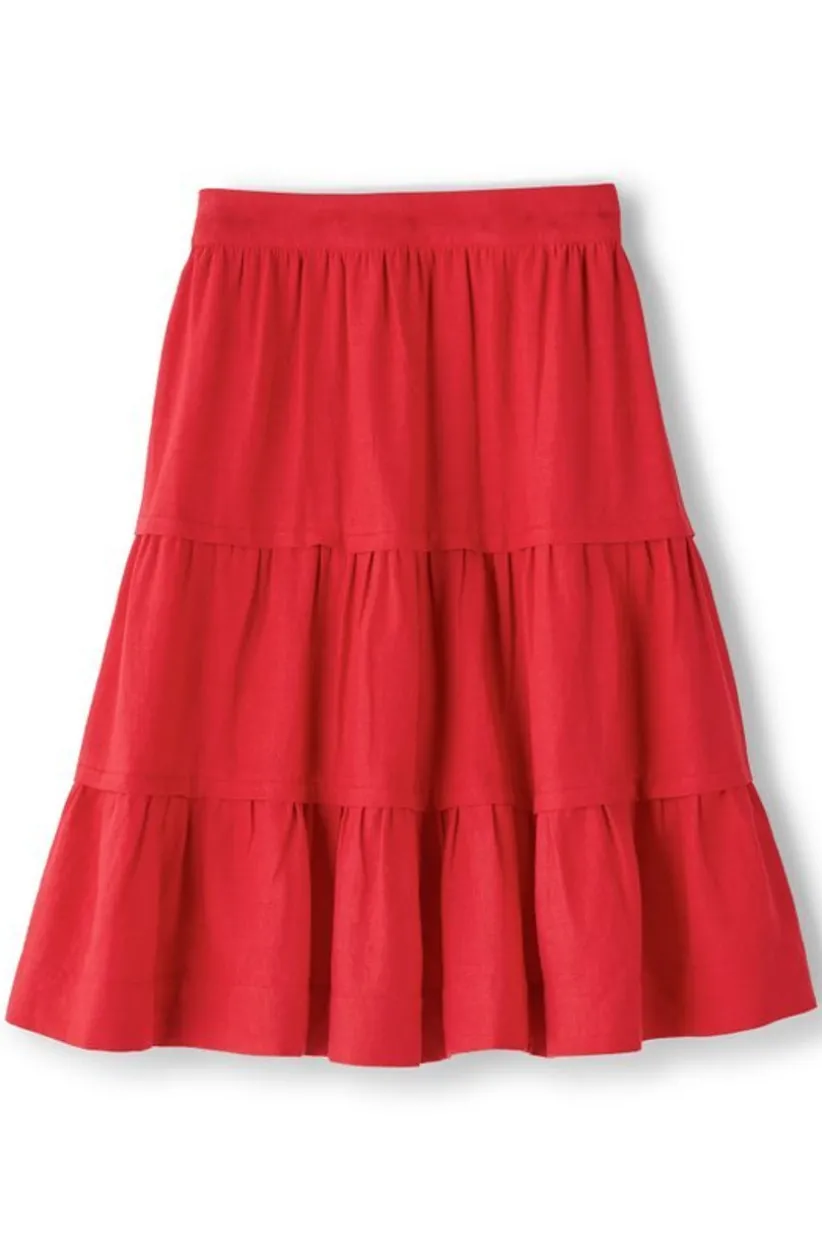 Talisa Linen Blend Skirt<Soft Surroundings Outlet