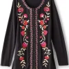 Talulla Embroidered Tunic<Soft Surroundings Best