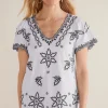 Teres Embroidered Tee<Soft Surroundings Fashion