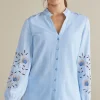 Titania Embroidered Top<Soft Surroundings Outlet