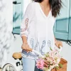 Trella Eyelet Top<Soft Surroundings Fashion