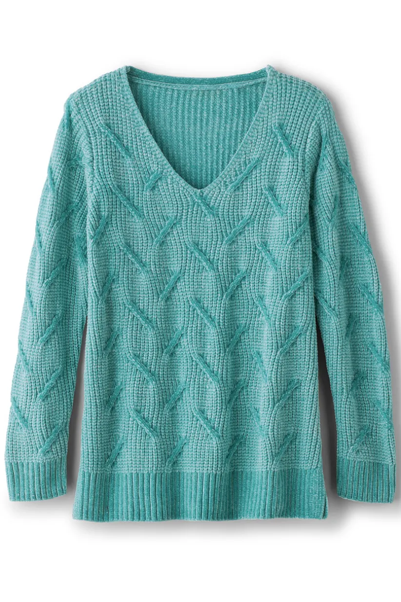 Trina Chenille Sweater<Soft Surroundings Hot