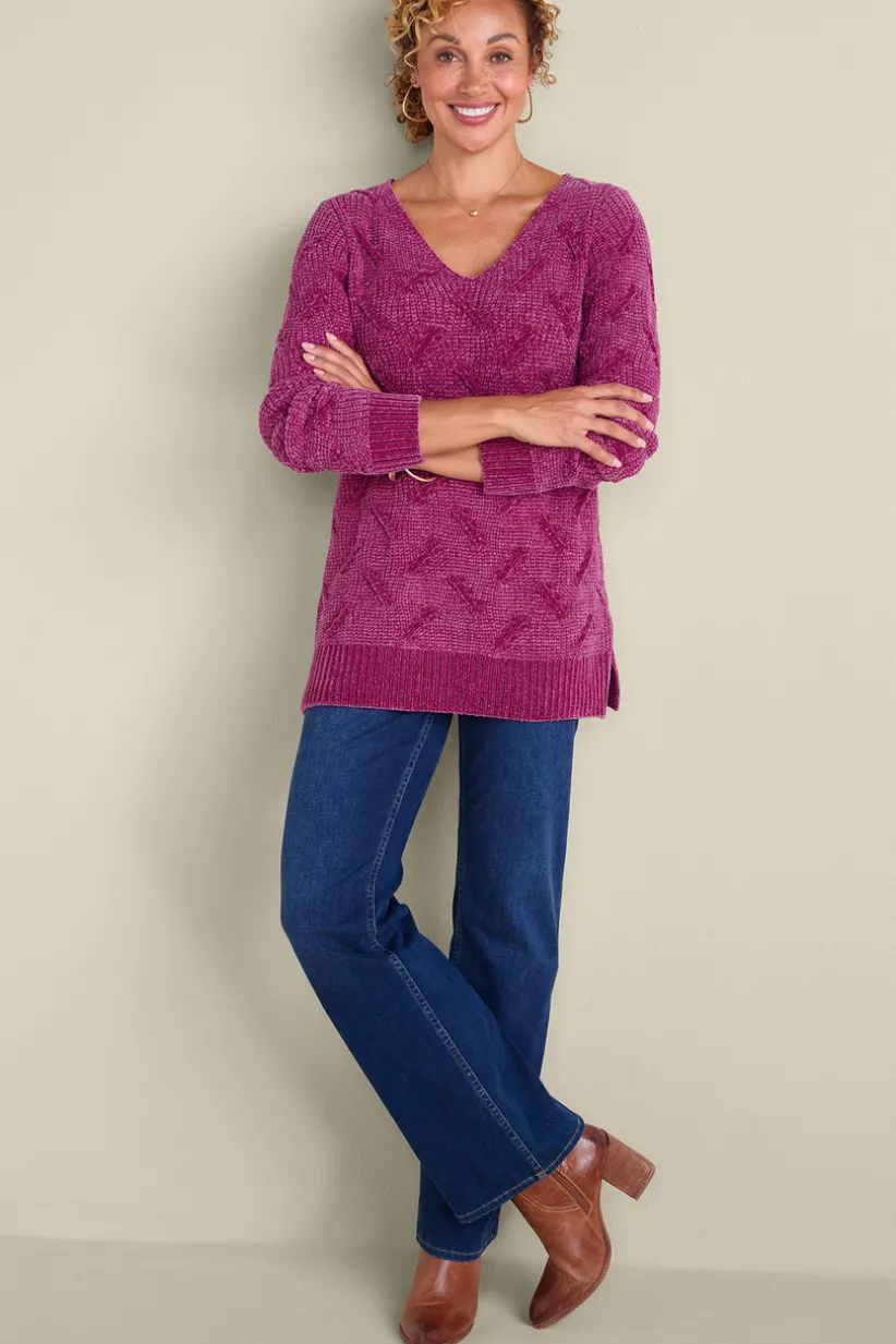 Trina Chenille Sweater<Soft Surroundings Hot