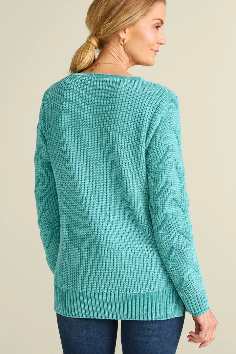 Trina Chenille Sweater<Soft Surroundings Hot