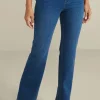Ultimate Denim Pull-On Bootcut Jeans<Soft Surroundings Clearance