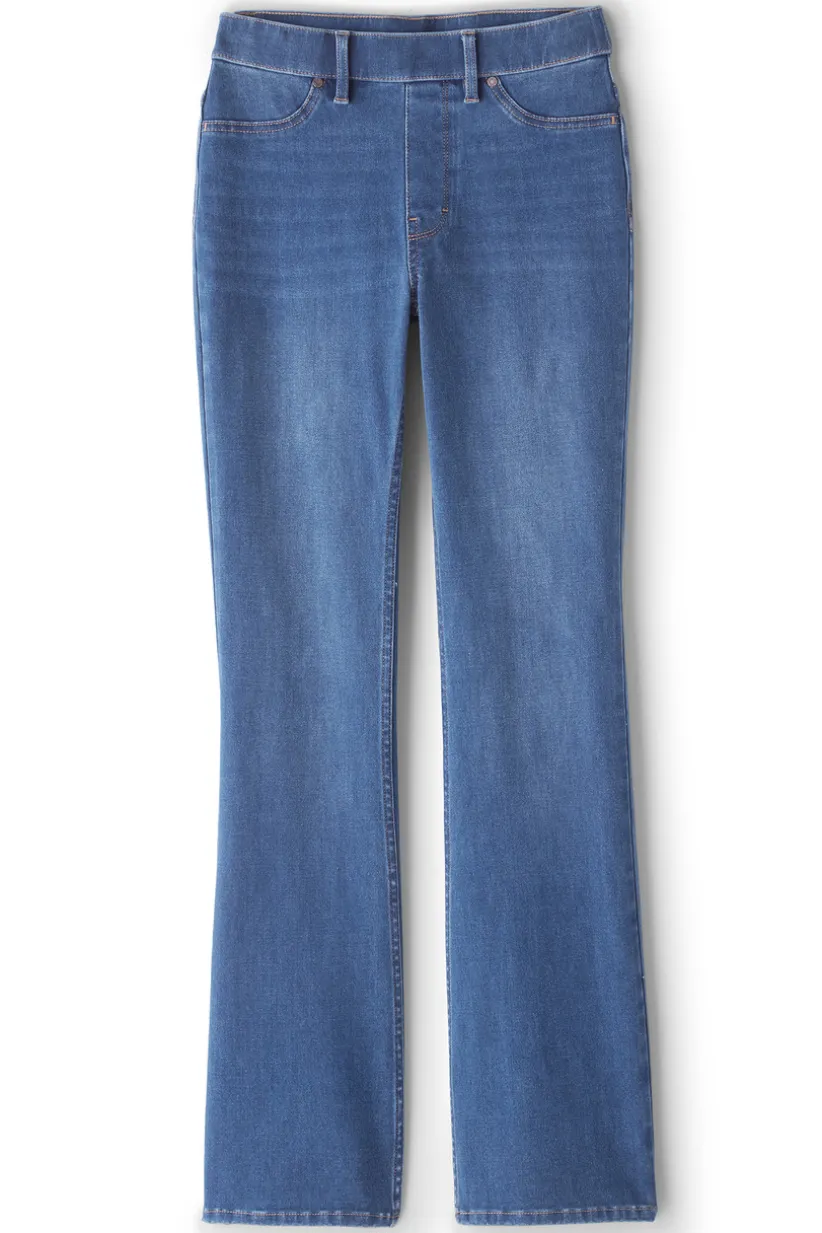 Ultimate Denim Pull-On Bootcut Jeans<Soft Surroundings Clearance