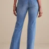 Ultimate Denim Pull-On Bootcut Jeans<Soft Surroundings Clearance