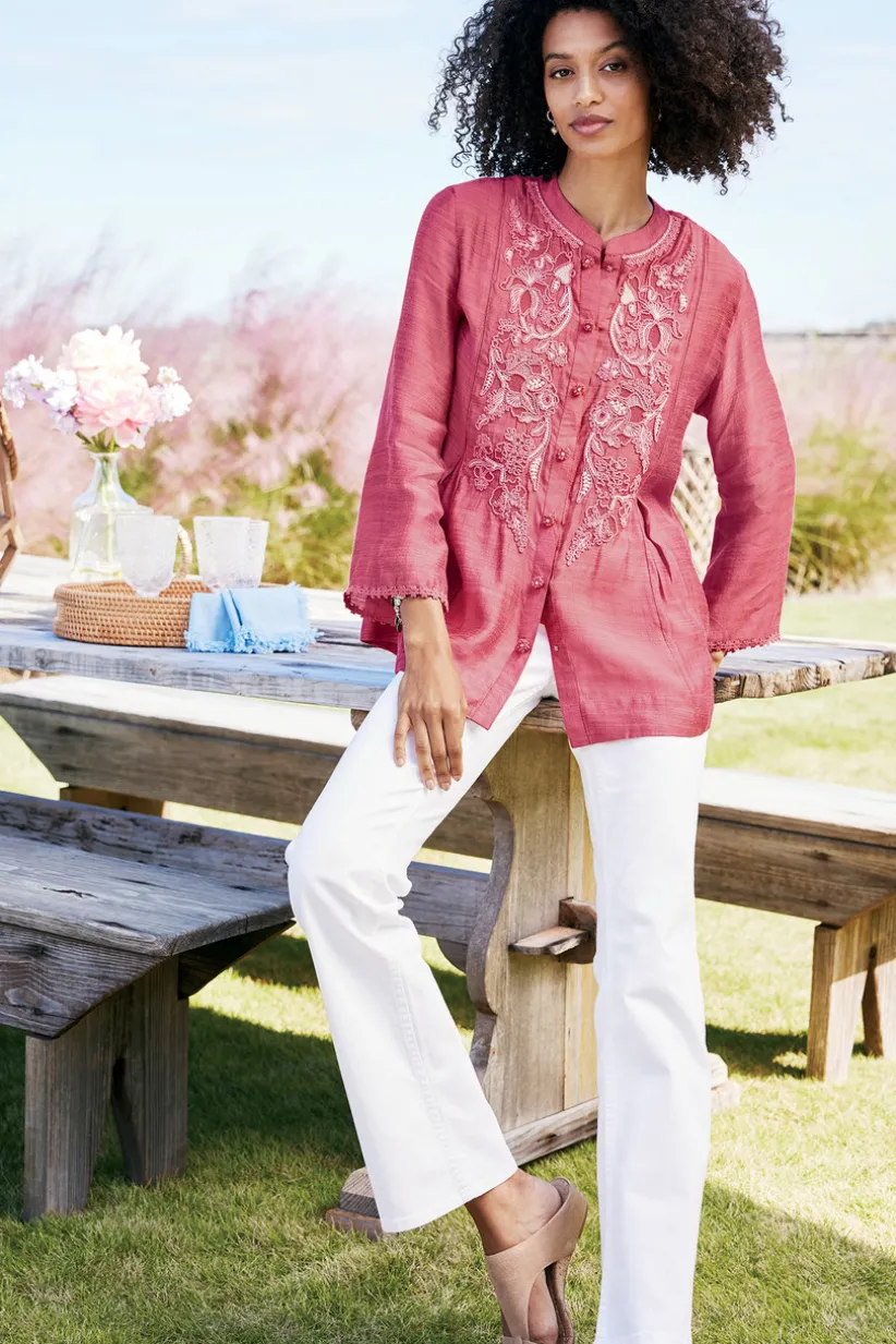 Ultimate Denim Pull-On Bootcut Jeans<Soft Surroundings Clearance