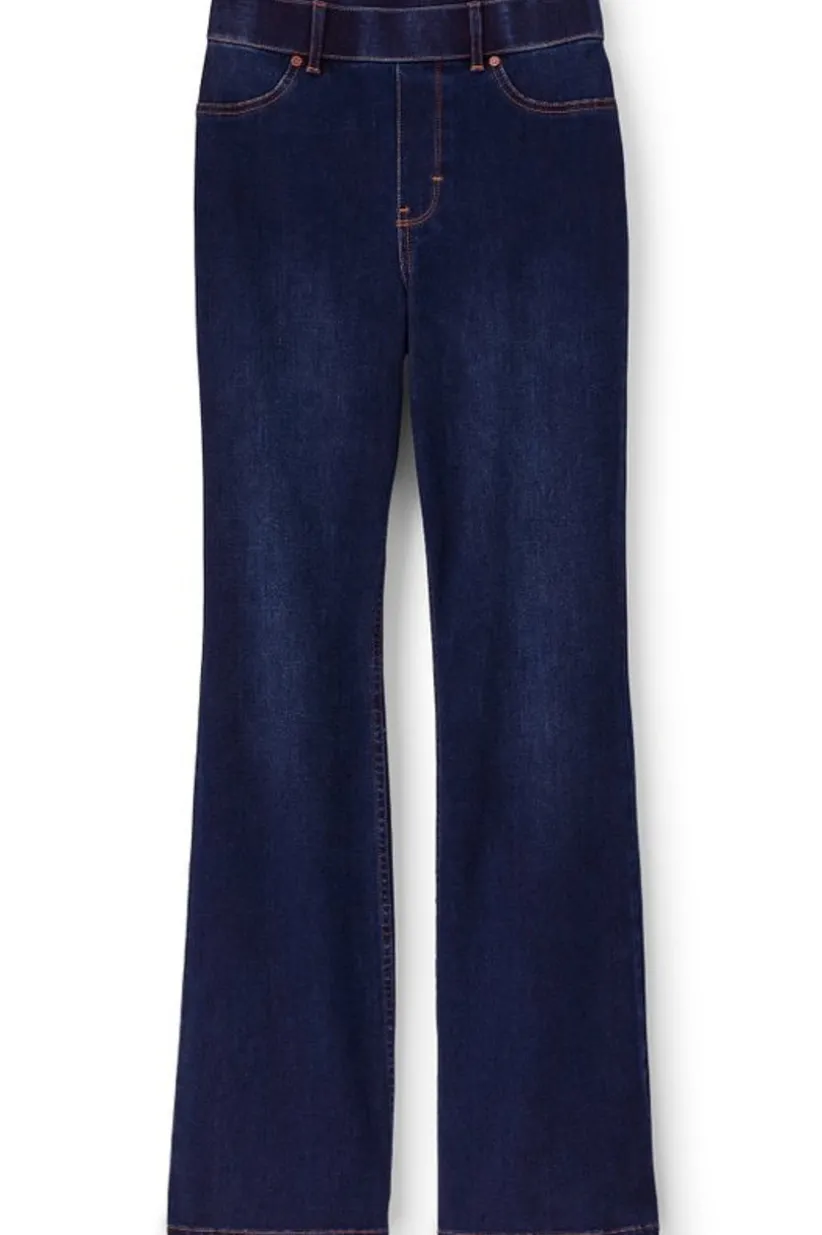 Ultimate Denim Pull-On Bootcut Jeans<Soft Surroundings Clearance