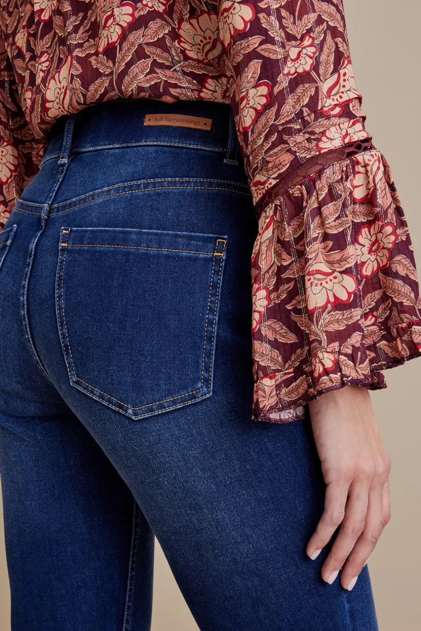 Ultimate Denim Pull-On Bootcut Jeans<Soft Surroundings Clearance