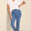 Ultimate Denim Pull-On Slim Leg Jeans<Soft Surroundings Discount
