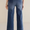 Ultimate Denim Wide Leg Crop Jeans<Soft Surroundings Discount