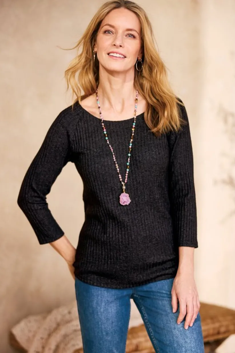 Veda Rib Top<Soft Surroundings Discount