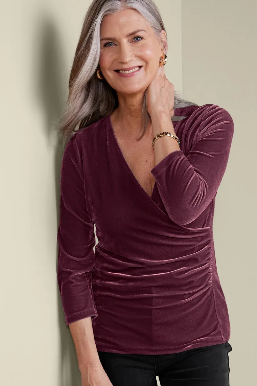 Velvet Alyssa Knit Top<Soft Surroundings Fashion