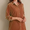 Velvet Boyfriend Tunic Shirt<Soft Surroundings Discount