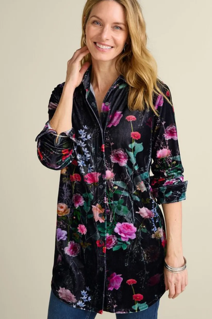 Velvet Boyfriend Tunic Shirt<Soft Surroundings Discount