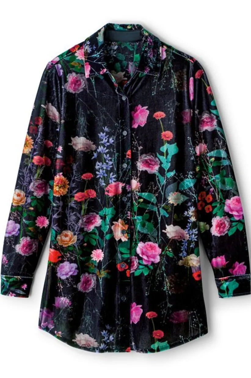 Velvet Boyfriend Tunic Shirt<Soft Surroundings Discount