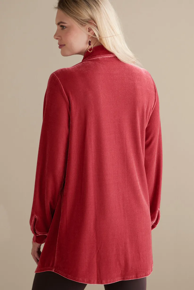 Velvet Boyfriend Tunic Shirt<Soft Surroundings Discount