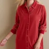 Velvet Boyfriend Tunic Shirt<Soft Surroundings Discount