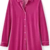 Velvet Boyfriend Tunic Shirt<Soft Surroundings Discount
