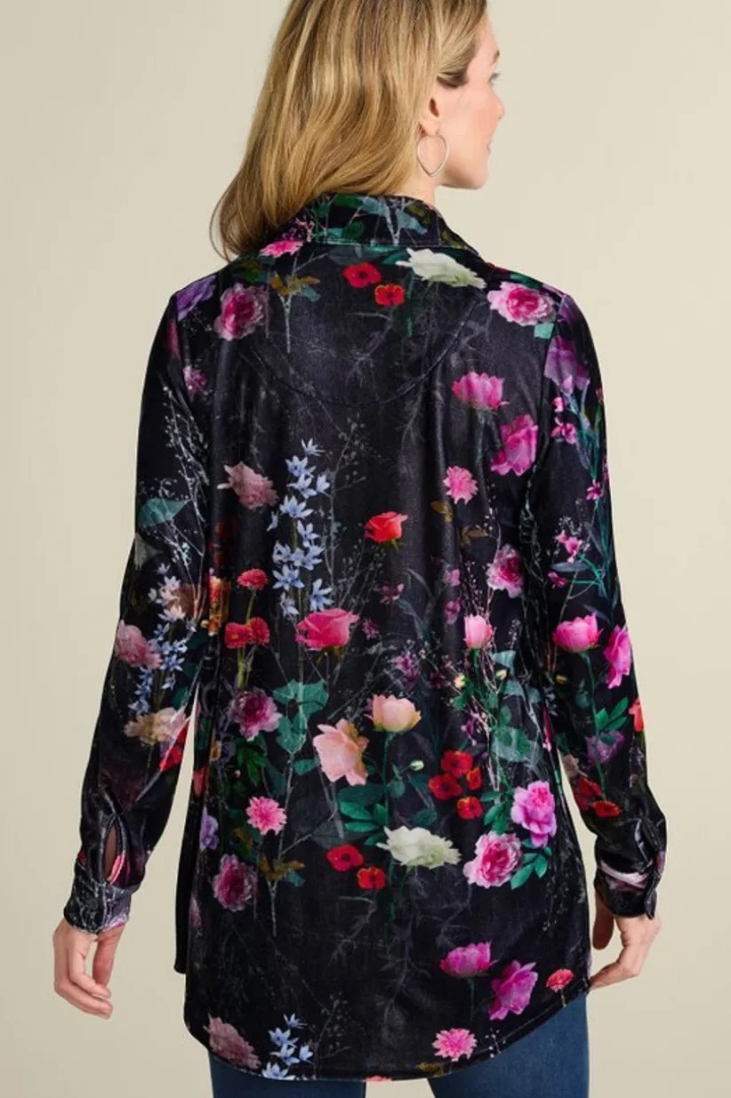 Velvet Boyfriend Tunic Shirt<Soft Surroundings Discount