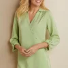 Washed Tencel™ Tunic<Soft Surroundings Fashion