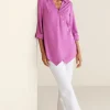 Washed Tencel™ Tunic<Soft Surroundings Fashion