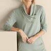 Westminster Tunic Sweatshirt<Soft Surroundings Clearance