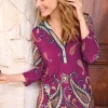 Zennia Printed Tunic<Soft Surroundings Sale